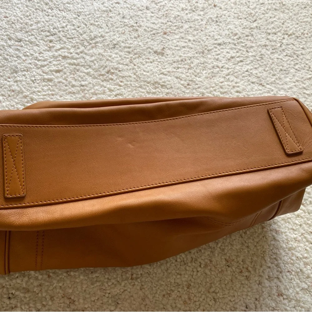 BALLY brown leather briefcase bag - Picture 4 of 4